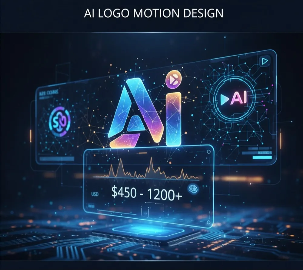 قیمت طراحی لوگو متحرک با هوش مصنوعی