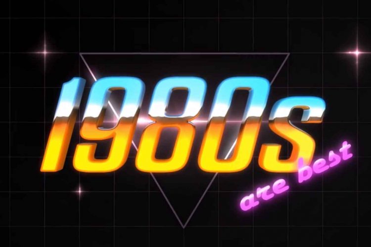 دانلود پروژه افتر افکت 4k 1980s 10 logo text