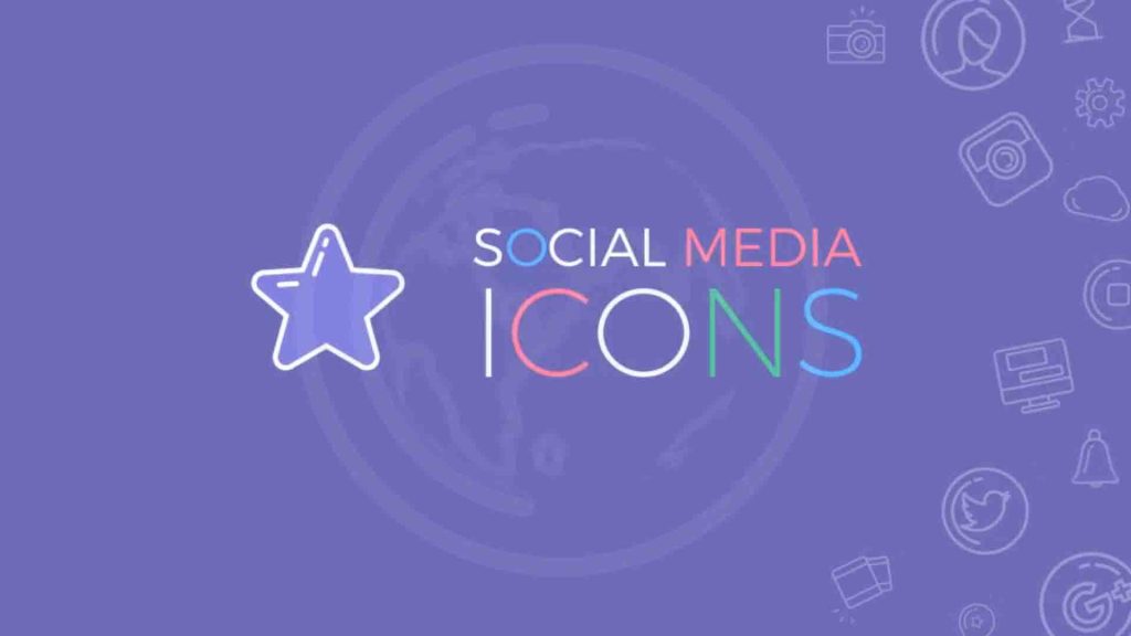 دانلود پروژه افتر افکت Social Media Icons