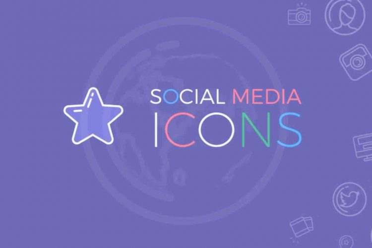 دانلود پروژه افتر افکت Social Media Icons